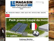 Tablet Screenshot of lemagasin-pontarlier.fr
